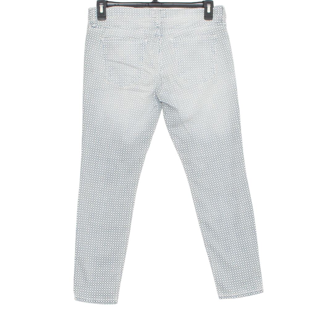 Current/Elliott Womens Jeans The Stiletto Skinny Checkered Lake Blue White 29 FG - Picture 5 of 5